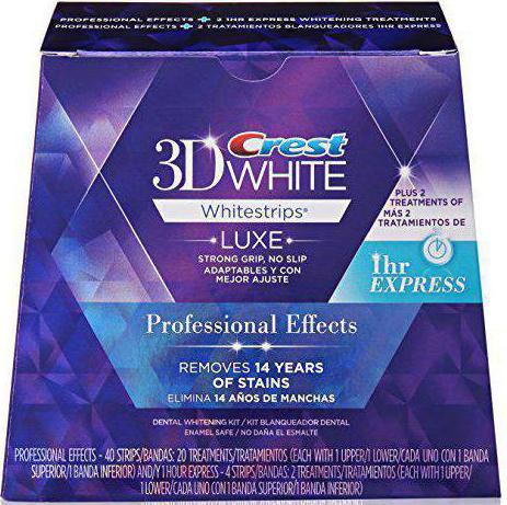 Отбеливающие полоски grest 3d white professional effects