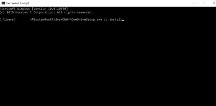 onedrive как удалить windows 10