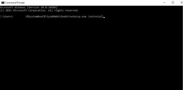 onedrive как удалить windows 10 