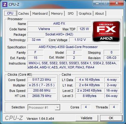 amd fx 4350 характеристики