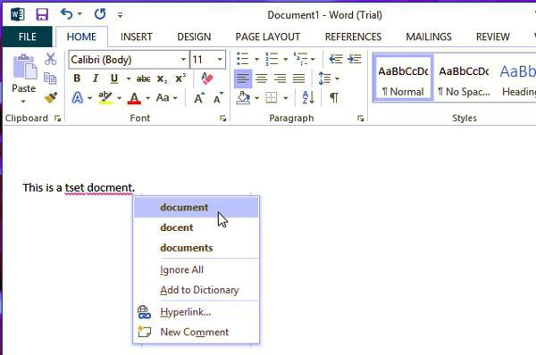 как убрать красные подчеркивания в word