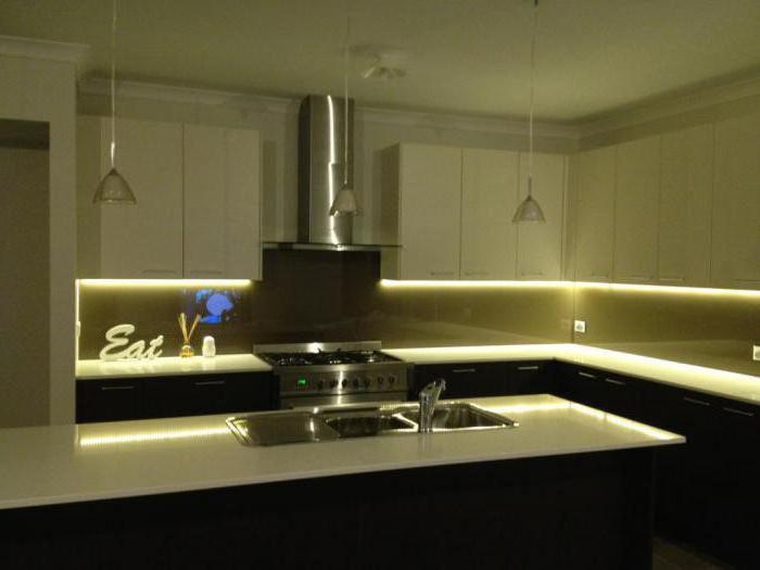  светодиодные светильники для кухни