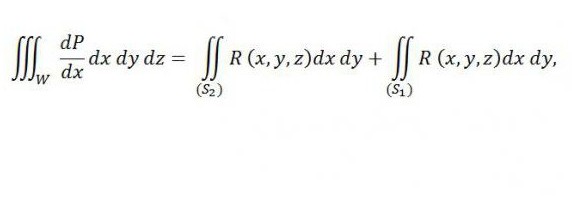 формула остроградского гаусса 