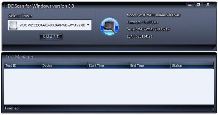 как пользоваться программой hddscan