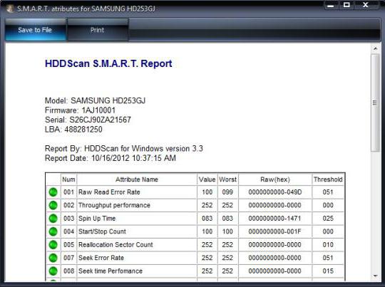 как пользоваться программой для проверки дисков hddscan