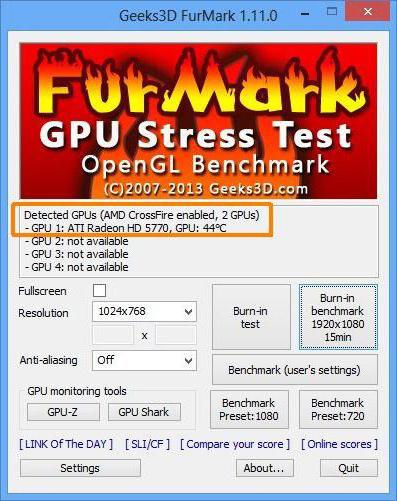 geeks3d furmark как пользоваться