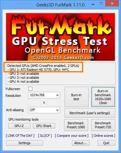 geeks3d furmark как пользоваться 
