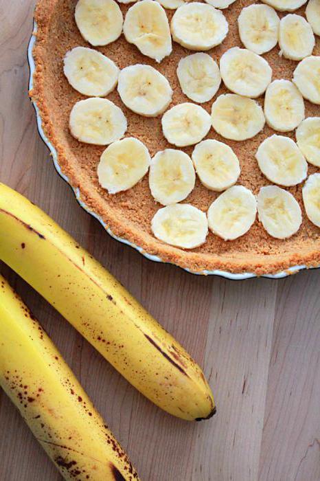 бананово творожный пирог 
