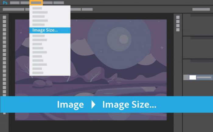 как изменить размер вставленного изображения в фотошопе