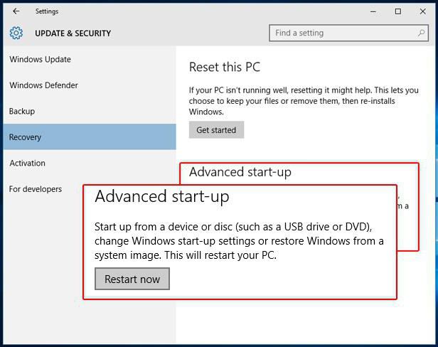 автоматическое восстановление windows 10