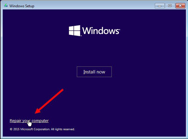 windows 10 восстановление