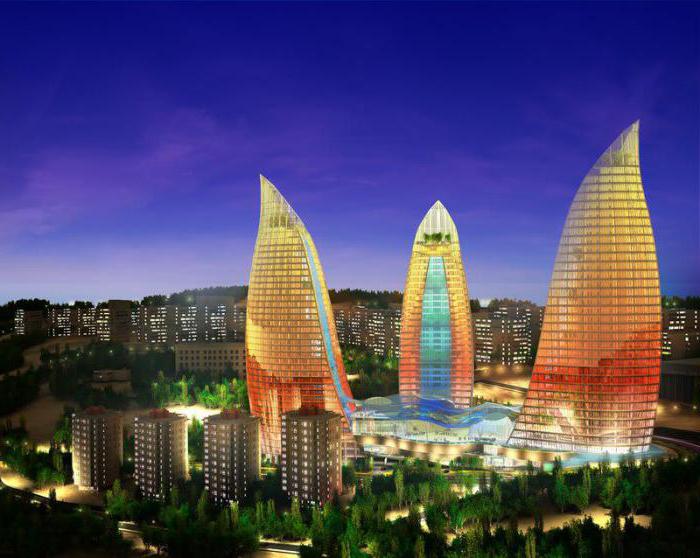 Город Баку. Азербайджан