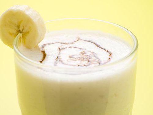 рецепт коктейля с бананом и мороженым