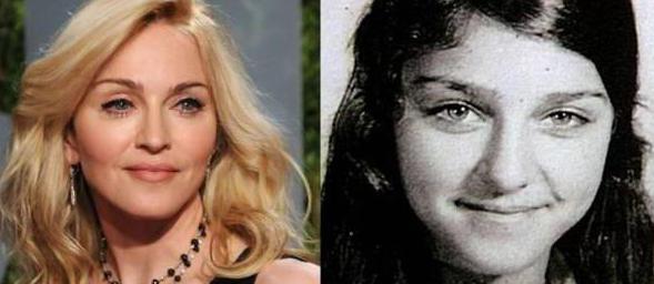 Мадонна фото в молодости и сейчас