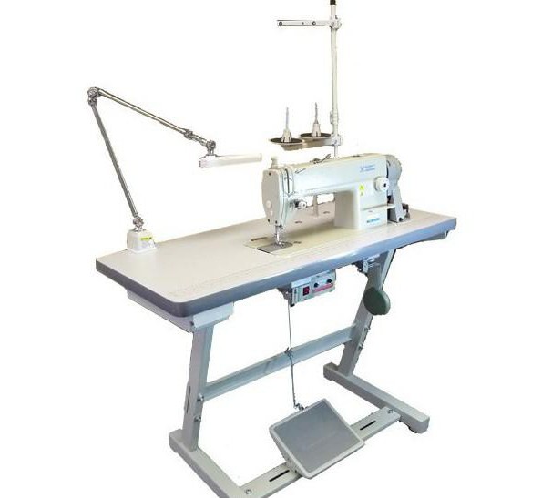 двухигольная промышленная швейная машина 