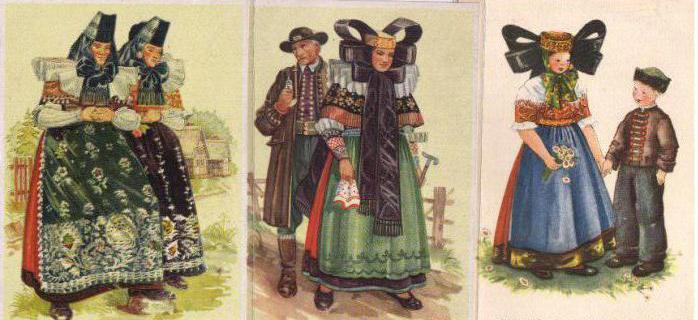 немецкий национальный костюм женский