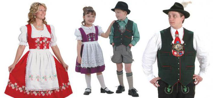 немецкий национальный костюм для девочки