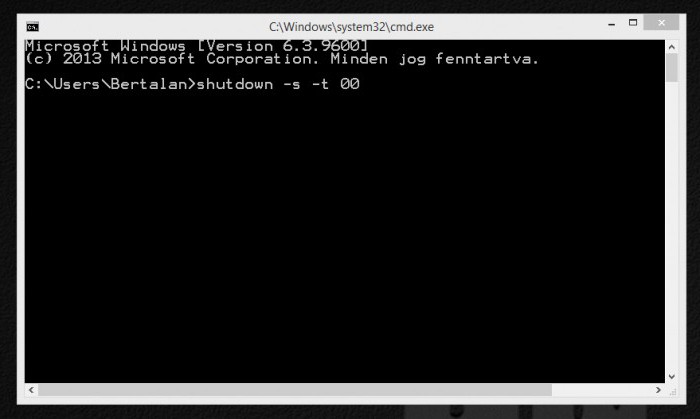 shutdown s t команда