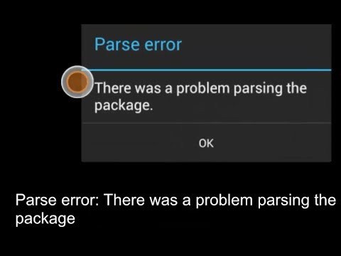 синтаксическая ошибка при установке apk 