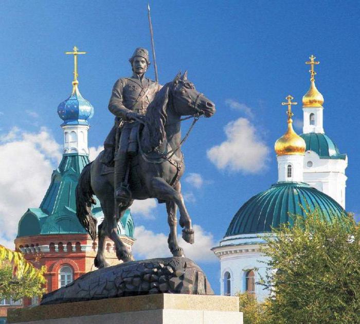  памятник оренбургскому казачеству