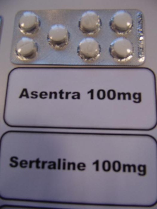 антидепрессант асентра 