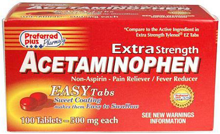 ацетаминофен инструкция по применению