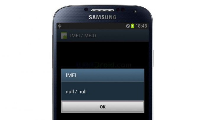 восстановление IMEI