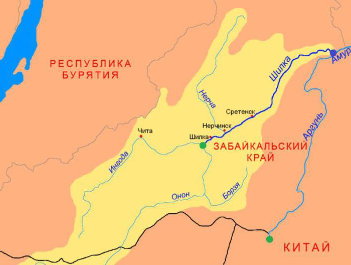 река Шилка Забайкальский край