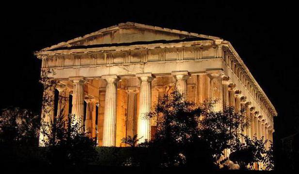 греция храм гефеста 