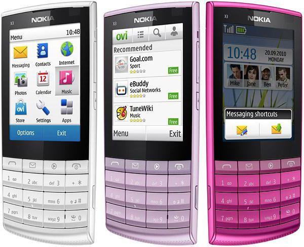 nokia x3 02