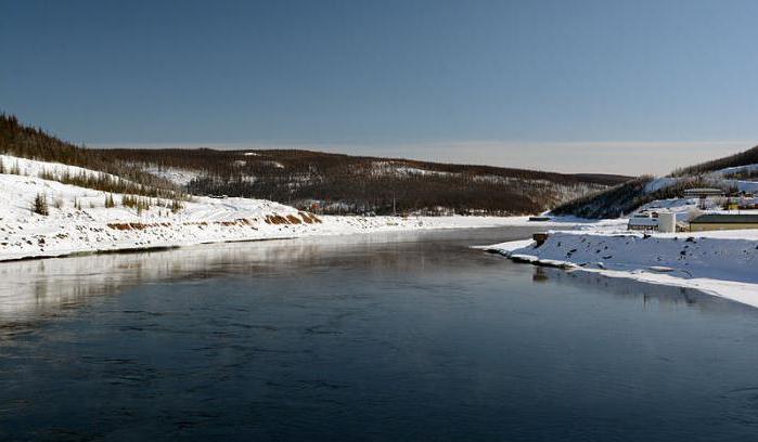 Река в Якутии и Красноярском крае