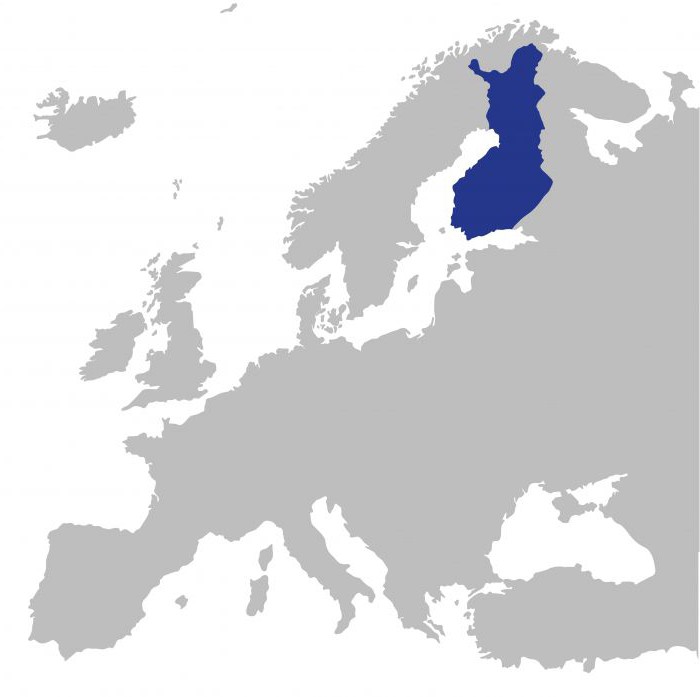 географическое положение финляндии