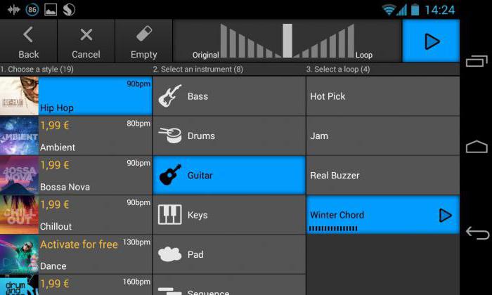 программа для создания музыки на телефон андроид