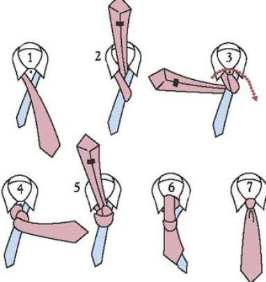 виндзорский узел галстука