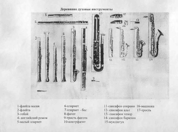 виды инструментальных оркестров