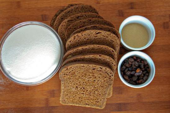 рецепт кваса из черного хлеба без дрожжей