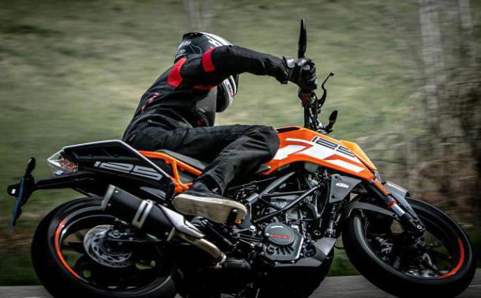 ktm 125 duke характеристики