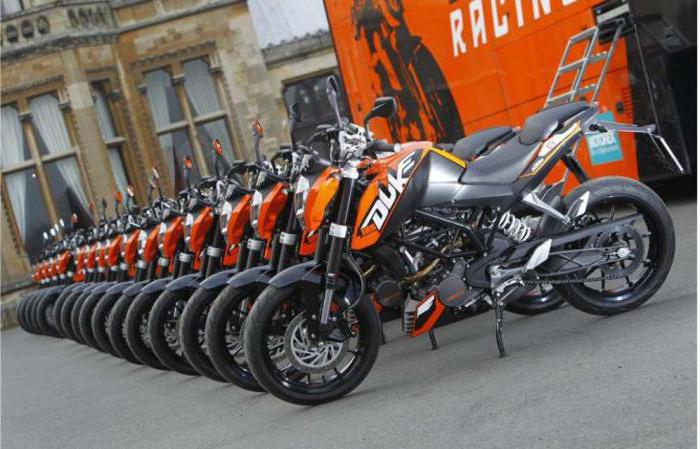 ktm duke 125 технические характеристики