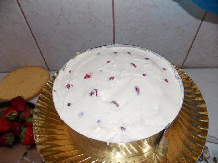 рецепт торта фрезье с клубникой