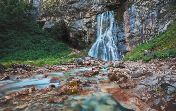 Абхазия Гегский водопад