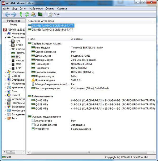 тест оперативной памяти windows 7 64 bit на русском