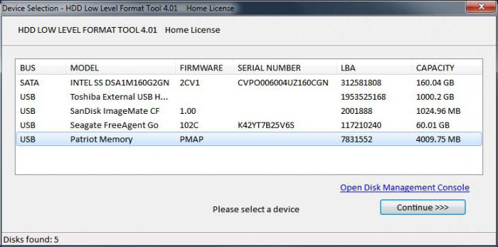 программа для низкоуровневого форматирования жестких дисков seagate