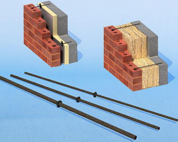 базальтовые гибкие связи для кирпичной кладки