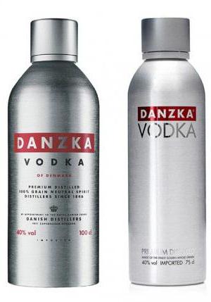 водка в алюминиевой бутылке danzka