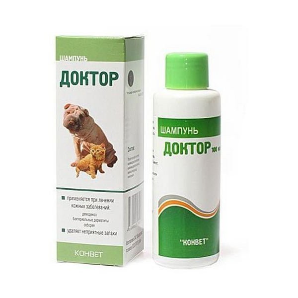 шампунь доктор с дегтем для собак