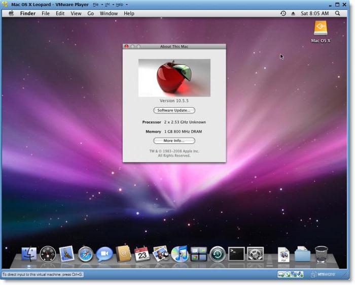 установка mac os на ноутбук