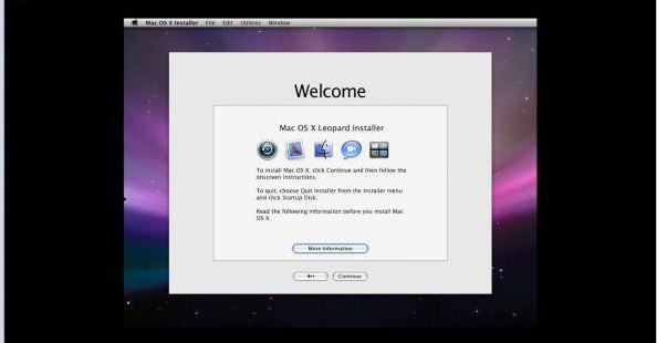 ошибка при установке mac os
