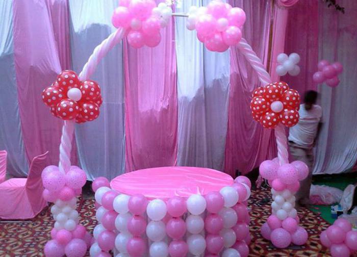 оформление детского стола на день рождения девочке