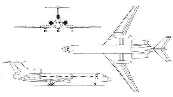 Самолет Ту-134