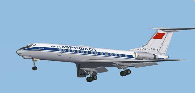 Модель самолета Ту-134
